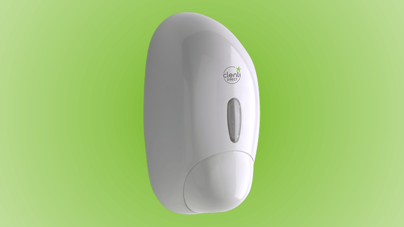 Clenli Bulk Fill White Soap Dispenser