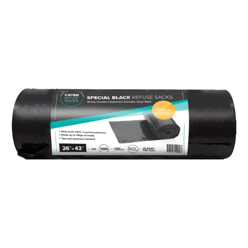 26" x 42" Special Black Refuse Sacks