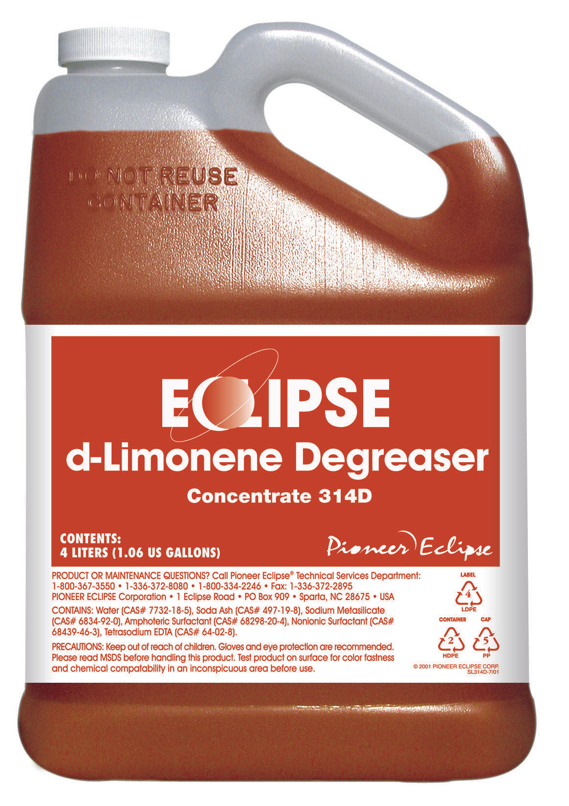 Eclipse™ d-Limonene Degreaser (1 US Gallon)