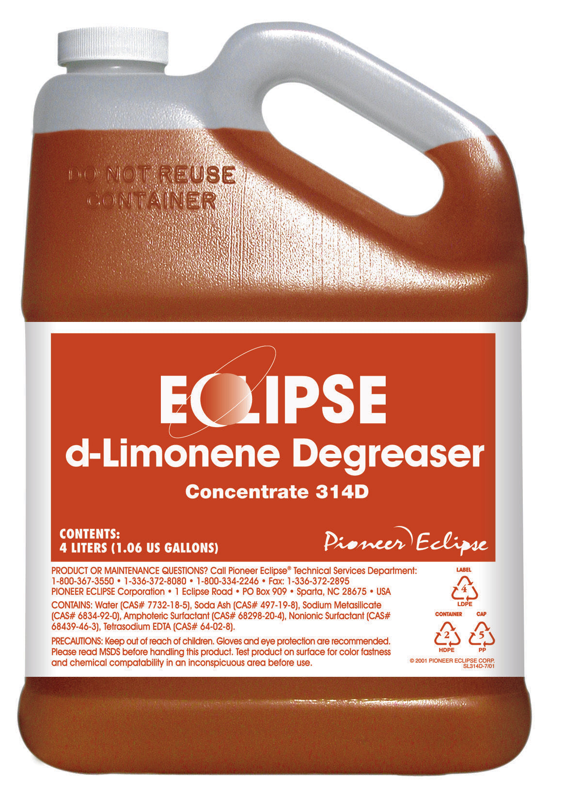 Eclipse™ d-Limonene Degreaser (1 US Gallon)