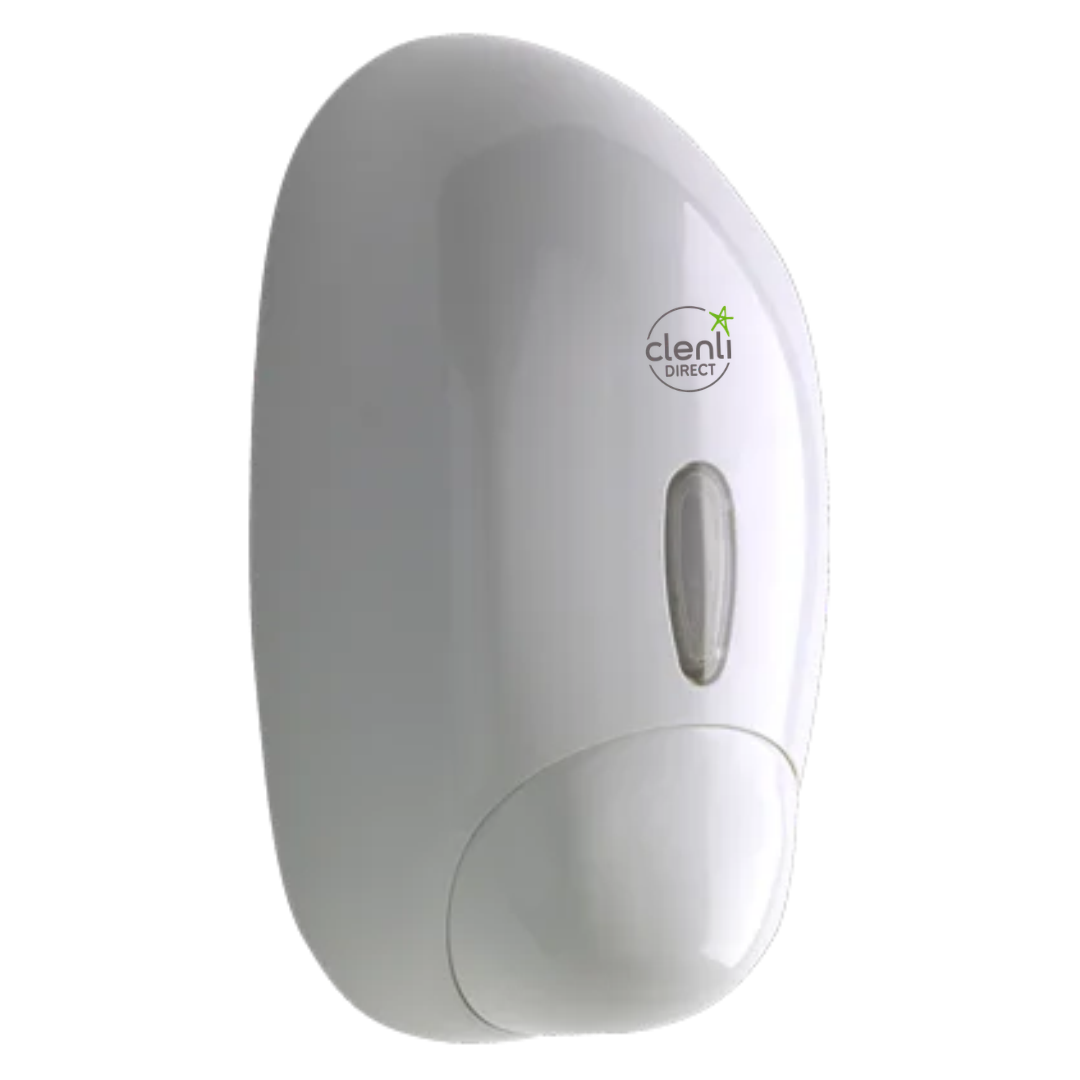 Clenli Bulk Fill White Soap Dispenser