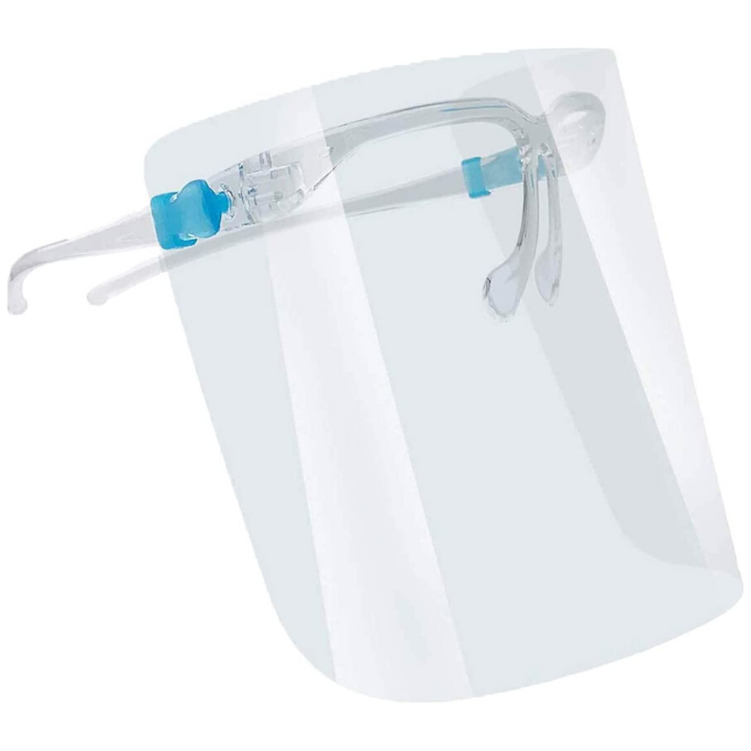 Protective Face Shield With Glasses