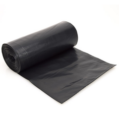 Black Recycled LDPE Sacks on Rolls [200PC]