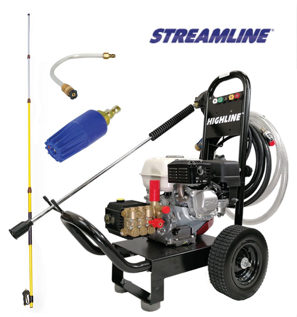 High Pressure Highline Pressure Washer Trolley Kit  Starter Kit 12 lpm