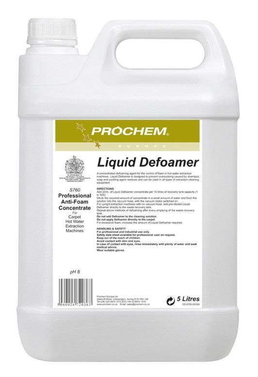 Prochem Liquid Defoamer 5 Litre