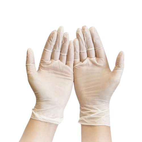 Premium Powder Free Clear Vinyl Gloves -Small