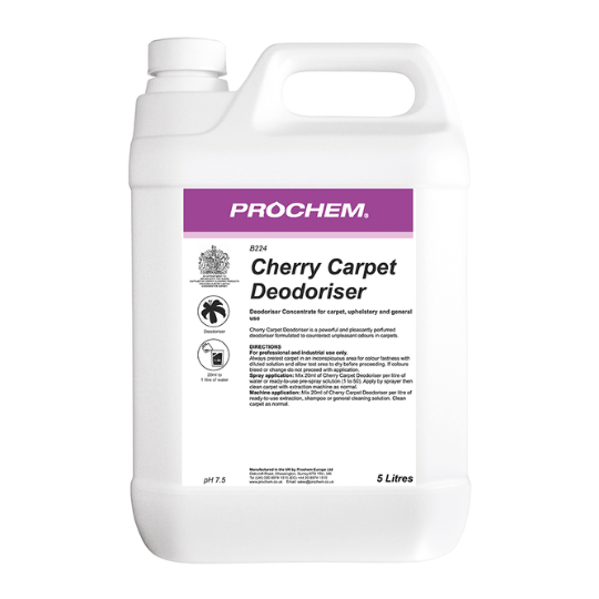 Prochem Cherry Carpet Deodoriser 5 Litre