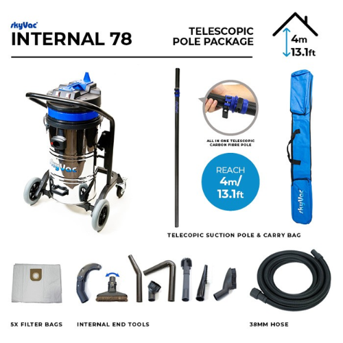 SkyVac Internal 78 High Reach Vacuum
