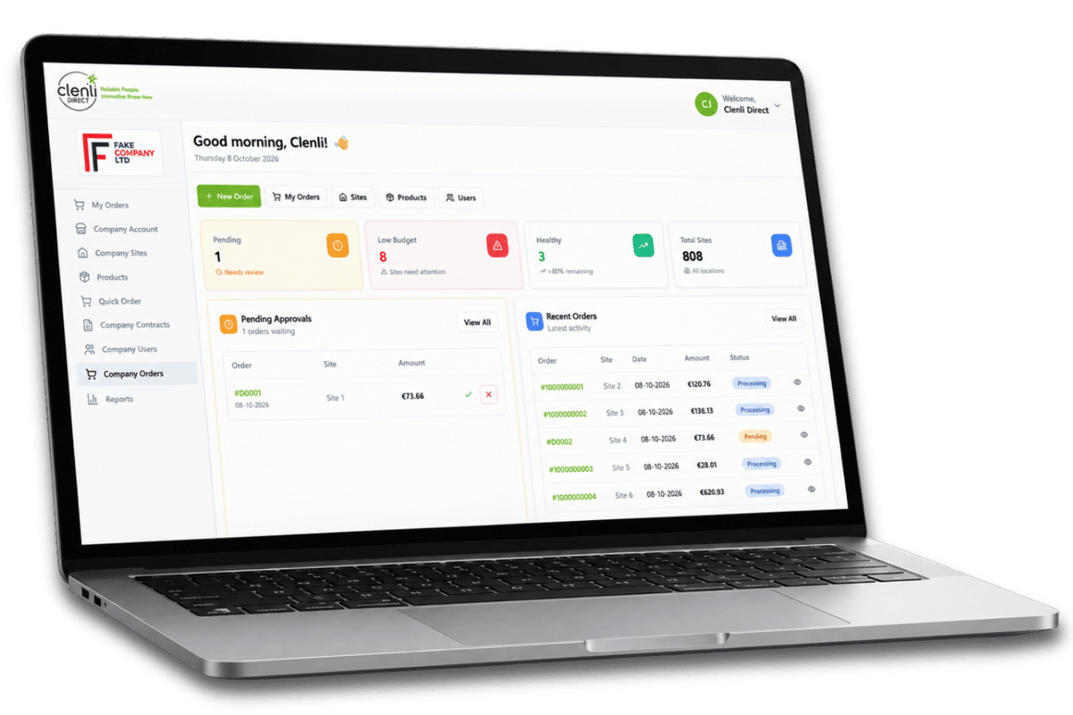 SAM fleet and service management dashboard
