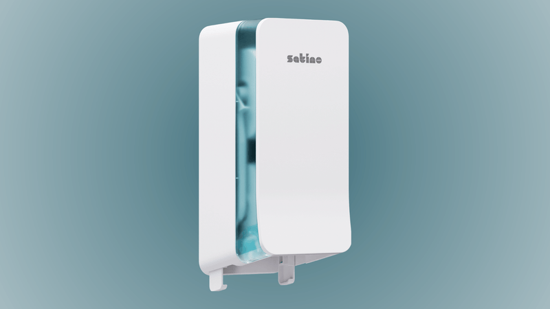 WEPA JT3 White Twin Roll Dispenser