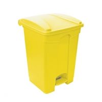 Yellow Pedal Bin 40 L
