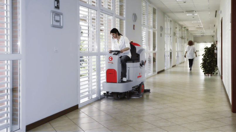 scrubber dryer saves money and time