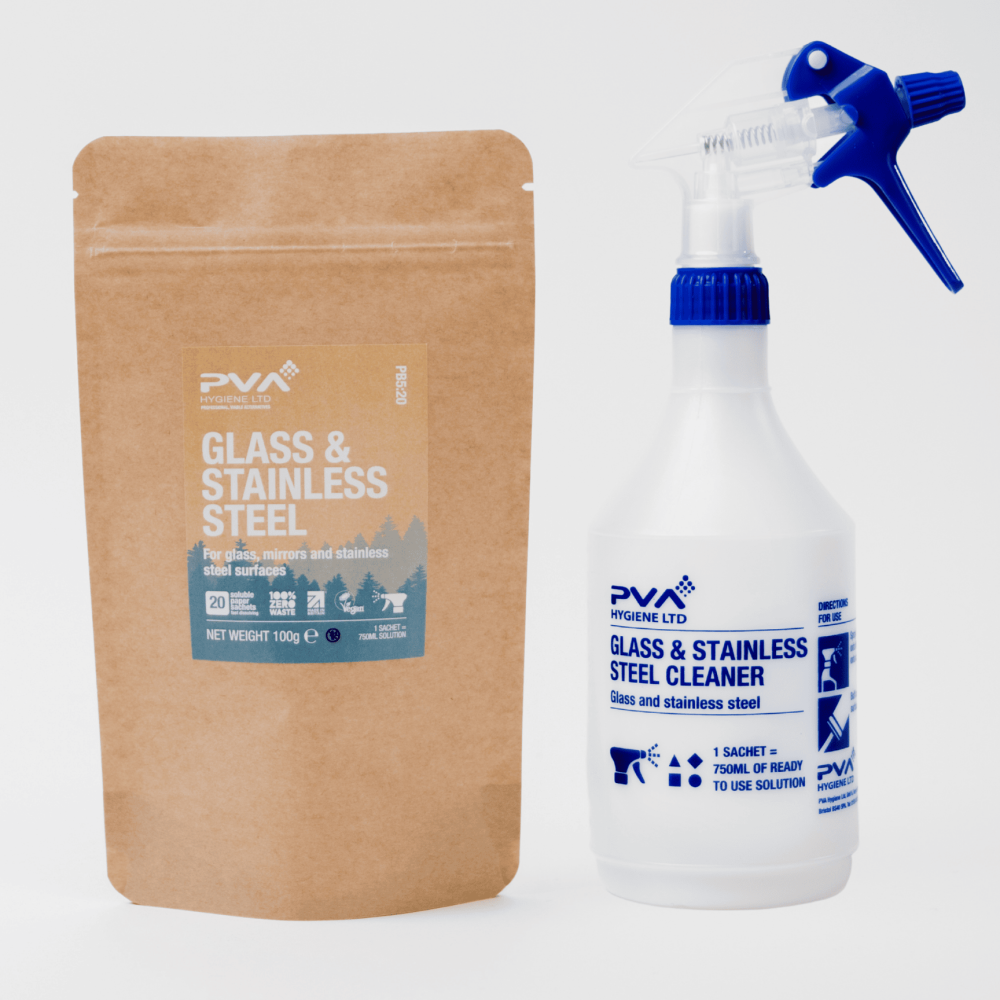 PVA Glass & Stainless Steel Water Soluble Sachets