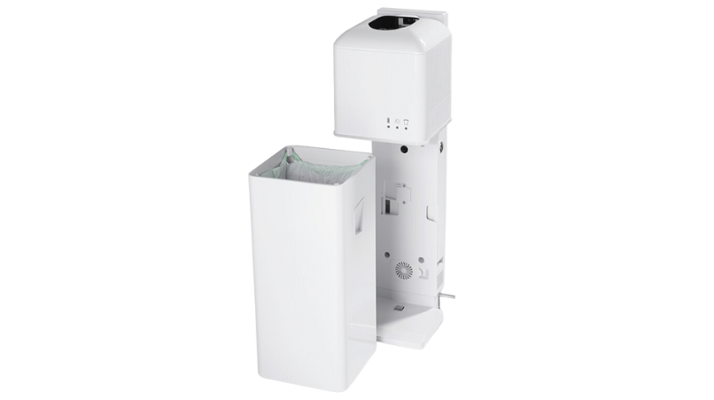 i-bin hygiene 15 feminine hygiene disposal unit in white