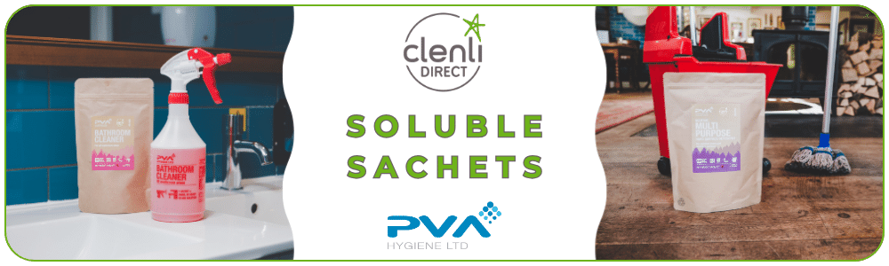 PVA Soluble Cleaning Sachets