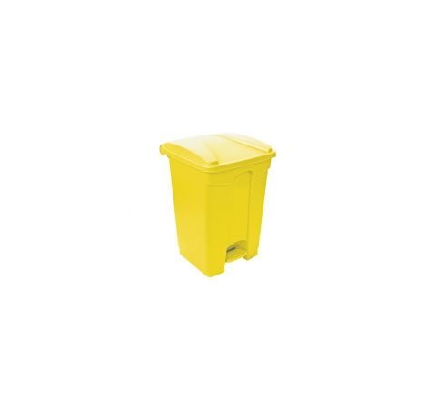 Yellow Pedal Bin 40 L