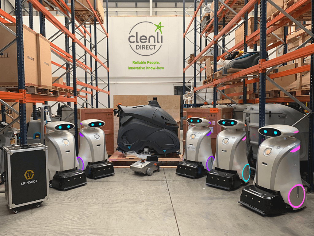 Range of LionsBot robots at Clenli Direct