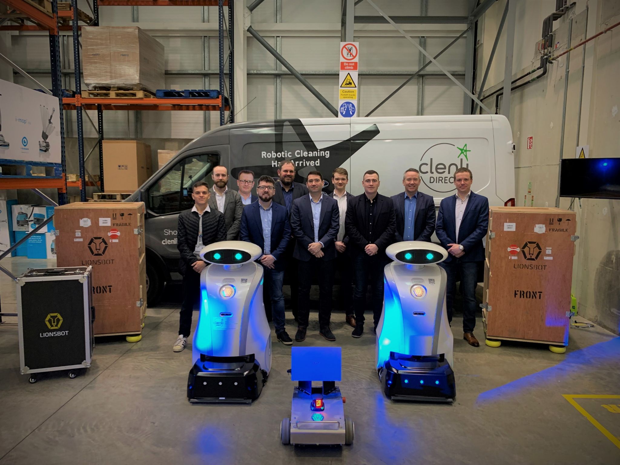 Clenli Direct Team with LeoBots Robotic Cleaners